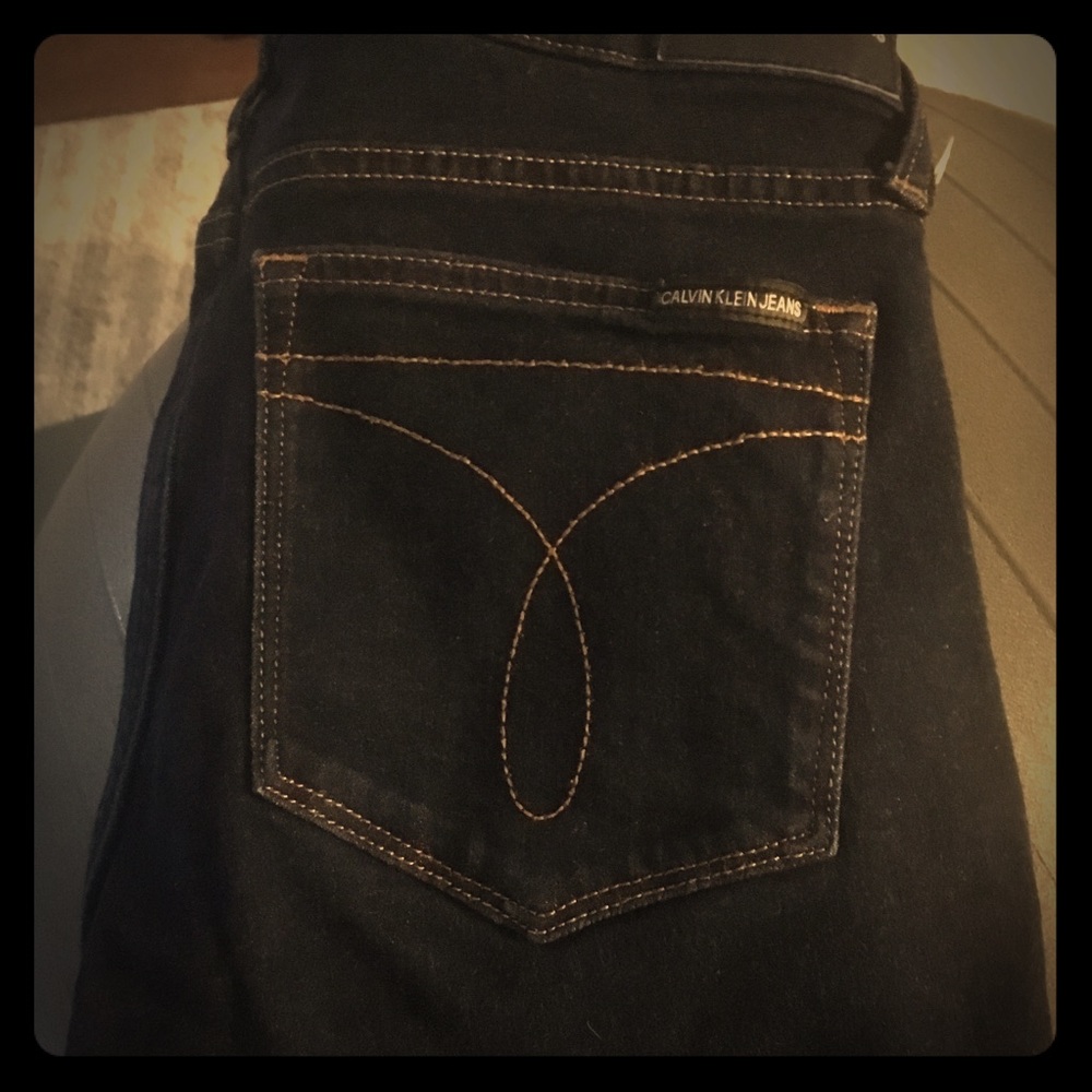 CALVIN KLEIN JEANS SKINNY DENIM DARK BLUE